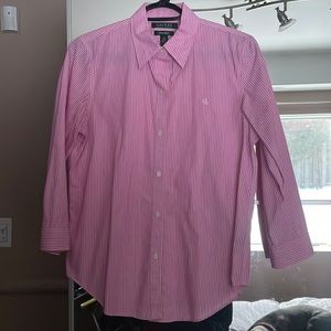Pinstriped Ralph Lauren Button Down